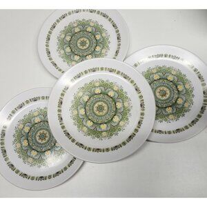 Noritake Progression Palos Verde 6.5" Cake Dessert Plates Mid Century Style Japa
